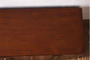 アンティーク家具　ネームプレート付き!イギリスアンティーク　レトロなドロワー(引き出し、チェスト)