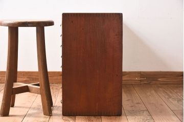 アンティーク家具　ネームプレート付き!イギリスアンティーク　レトロなドロワー(引き出し、チェスト)