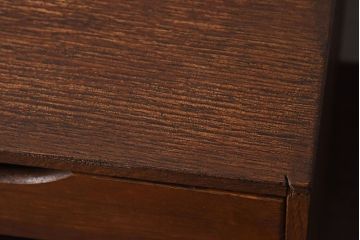 アンティーク家具　ナラ材　アンティーク　小ぶりでかわいい古い両面小引き出し