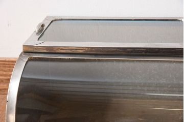 レトロ家具　和製アンティーク　レトロな味わい　シャビーな魅力の駄菓子屋さんブリキガラスケース