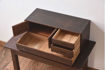 アンティーク家具　昭和期　和製アンティーク　和装小物入れ　小引き出し