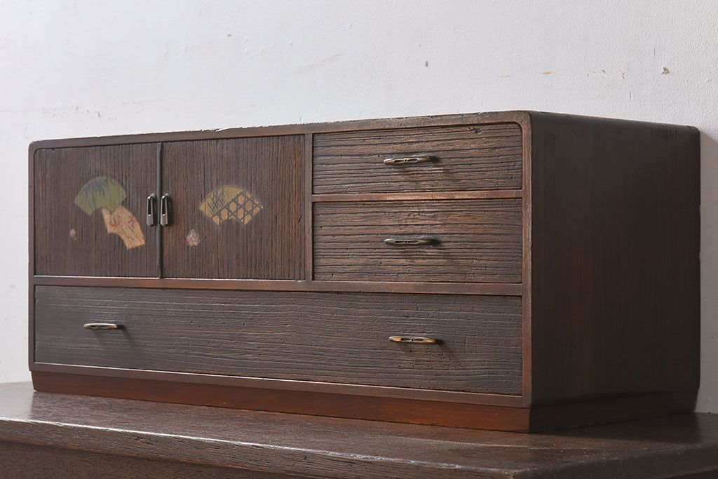 アンティーク家具　昭和期　和製アンティーク　和装小物入れ　小引き出し