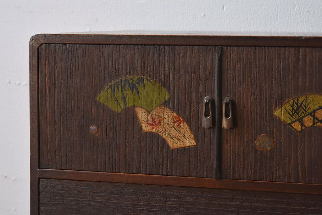 アンティーク家具　昭和期　和製アンティーク　和装小物入れ　小引き出し