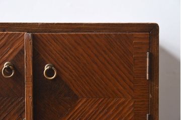 レトロ家具　昭和レトロ　観音扉付き!小さなアンティーク小引き出し