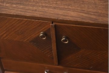レトロ家具　昭和レトロ　観音扉付き!小さなアンティーク小引き出し