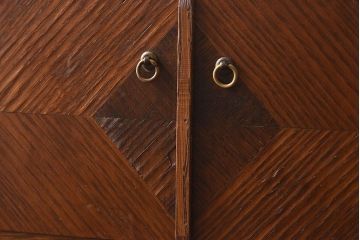 レトロ家具　昭和レトロ　観音扉付き!小さなアンティーク小引き出し