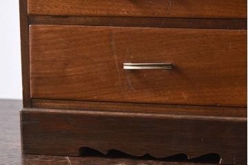 レトロ家具　昭和レトロ　観音扉付き!小さなアンティーク小引き出し