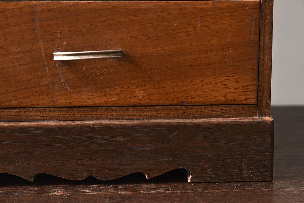 レトロ家具　昭和レトロ　観音扉付き!小さなアンティーク小引き出し