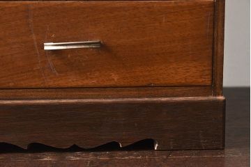 レトロ家具　昭和レトロ　観音扉付き!小さなアンティーク小引き出し