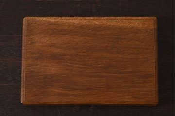 アンティーク雑貨　古いナラ材の小物収納文箱(木箱・小箱・収納箱)　和製アンティーク