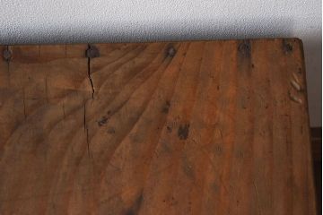 アンティーク雑貨　昭和レトロ　古い味わいのあるアンティーク木箱(収納箱・道具箱)