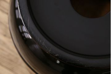 アンティーク雑貨　木製!和製アンティーク　なめらかな光沢が美しい丸火鉢