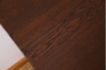 アンティーク家具　大正ロマン　和製アンティーク　古い木製の横長作業台