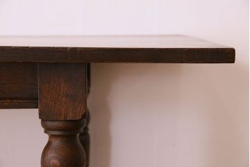 アンティーク家具　大正ロマン　和製アンティーク　古い木製の横長作業台