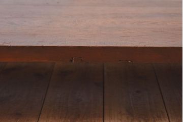 アンティーク家具　栃の木材　和製アンティーク　天板一枚板!古い裁ち板(テーブル・ローボード)