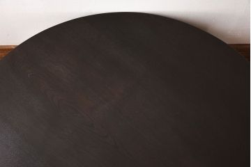 アンティーク家具　和製アンティーク　折り畳み式　シンプルな特大丸ちゃぶ台(1)