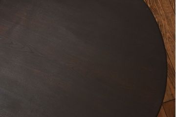 アンティーク家具　和製アンティーク　折り畳み式　シンプルな特大丸ちゃぶ台(1)