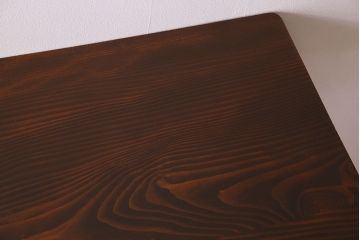 アンティーク家具　両面引き出し付き　アンティーク　古い木製のシンプルな作業台(平机・テーブル)