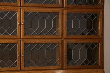 アンティーク家具　特注品　特大サイズ　Minty Oxford(ミンティ オックスフォード)社製!スタッキングブックケース付きライティングビューロー