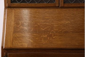 アンティーク家具　特注品　特大サイズ　Minty Oxford(ミンティ オックスフォード)社製!スタッキングブックケース付きライティングビューロー