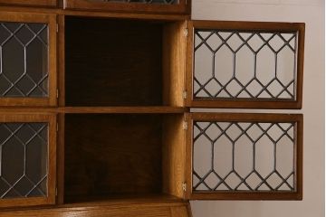 アンティーク家具　特注品　特大サイズ　Minty Oxford(ミンティ オックスフォード)社製!スタッキングブックケース付きライティングビューロー