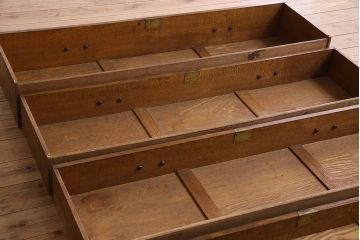 アンティーク家具　特注品　特大サイズ　Minty Oxford(ミンティ オックスフォード)社製!スタッキングブックケース付きライティングビューロー