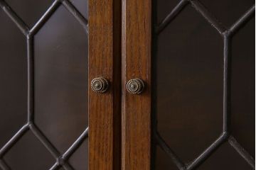 アンティーク家具　特注品　特大サイズ　Minty Oxford(ミンティ オックスフォード)社製!スタッキングブックケース付きライティングビューロー