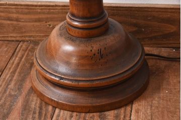 中古　色ガラスが美しいエレガントなスタンドライト