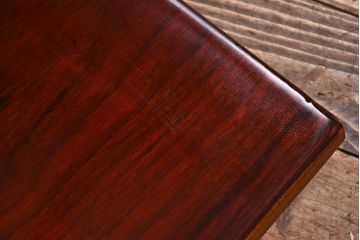 アンティーク雑貨　民芸家具　一枚板!木味のぬくもりがある花梨材の小さな花台(カリン材)