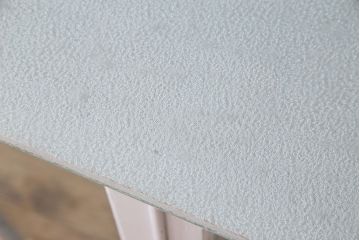 アンティーク家具　アンティークペイント　ガラス取っ手がお洒落なデンタルケース(ケビント・キャビネット)