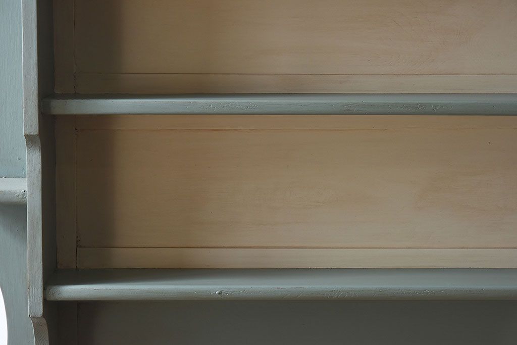 レトロ家具 フランスアンティーク レトロな色合いのお洒落なウォールラック(壁掛け飾り棚)