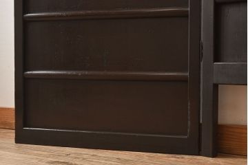 和製アンティーク　明治大正期　結霜ガラス入り!パーテーション