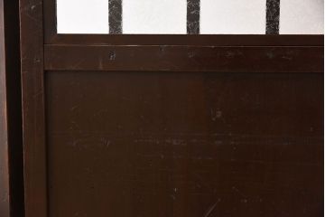 和製アンティーク　明治大正期　結霜ガラス入り!パーテーション