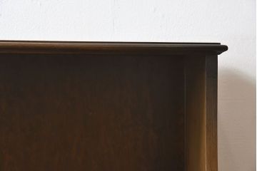 ビンテージ　神戸家具　ナラ材製　こっくりとしたフォルムが上品なサイドテーブル(作業台)