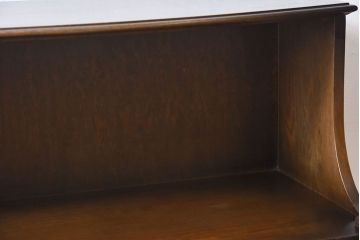 ビンテージ　神戸家具　ナラ材製　こっくりとしたフォルムが上品なサイドテーブル(作業台)