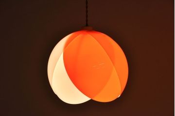 和製アンティーク　レトロなデザインが愛らしい プラスチックシェード照明(天井照明)