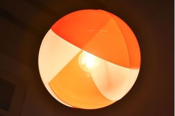 和製アンティーク　レトロなデザインが愛らしい プラスチックシェード照明(天井照明)