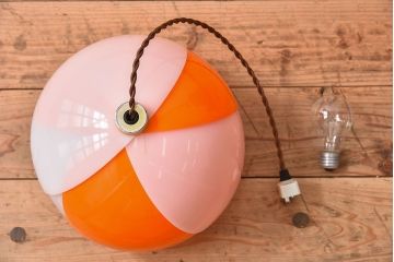 和製アンティーク　レトロなデザインが愛らしい プラスチックシェード照明(天井照明)