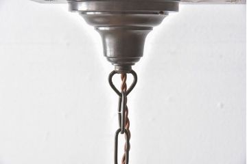 和製アンティーク　昭和レトロのおしゃれなガラスシェード照明(天井照明)