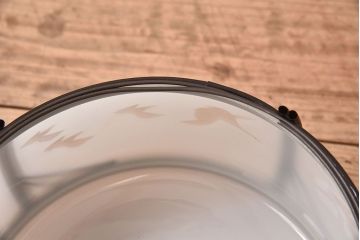 和製アンティーク　和モダン　透かし絵柄が美しいガラスシェード照明(天井照明)