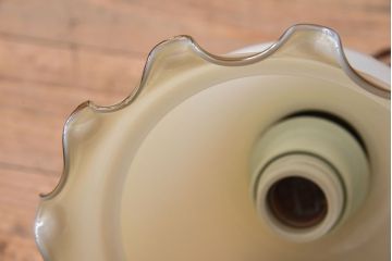 ビンテージ　ノスタルジックな雰囲気のガラスシェード照明(天井照明)