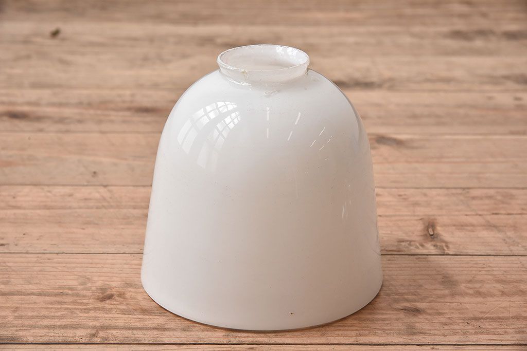 和製アンティーク　大正昭和期のレトロなガラスシェード照明(天井照明)