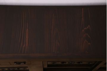 アンティーク家具　古民具・骨董　上品な佇まいの六尺水屋箪笥サイドボード(収納棚・食器棚)