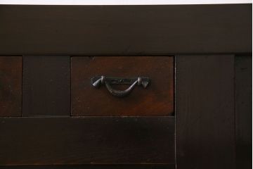 アンティーク家具　古民具・骨董　上品な佇まいの六尺水屋箪笥サイドボード(収納棚・食器棚)