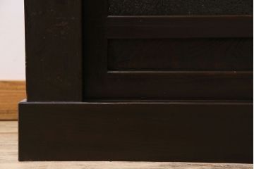 アンティーク家具　古民具・骨董　上品な佇まいの六尺水屋箪笥サイドボード(収納棚・食器棚)