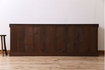 アンティーク家具　古民具・骨董　上品な佇まいの六尺水屋箪笥サイドボード(収納棚・食器棚)