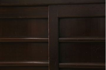 アンティーク家具　古民具・骨董　五尺　横桟戸の古い水屋箪笥サイドボード(リビングボード・テレビボード)