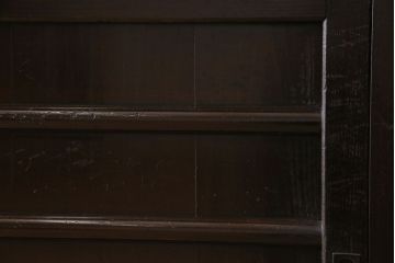 アンティーク家具　古民具・骨董　五尺　横桟戸の古い水屋箪笥サイドボード(リビングボード・テレビボード)