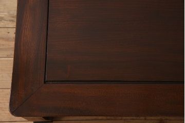 アンティーク家具　和製アンティーク　総欅製の古い座卓(センターテーブル)(3)