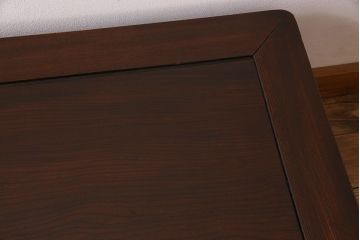 アンティーク家具　和製アンティーク　総欅製の古い座卓(センターテーブル)(3)